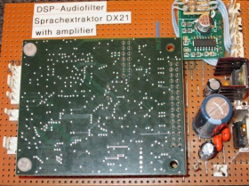 Pictures DSP-Audiofilter Sprachextraktor DX21 with amplifier