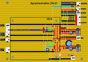Sprachextraktor DX-21 with amplifier