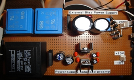 Pictures power supply for balanced preamp
